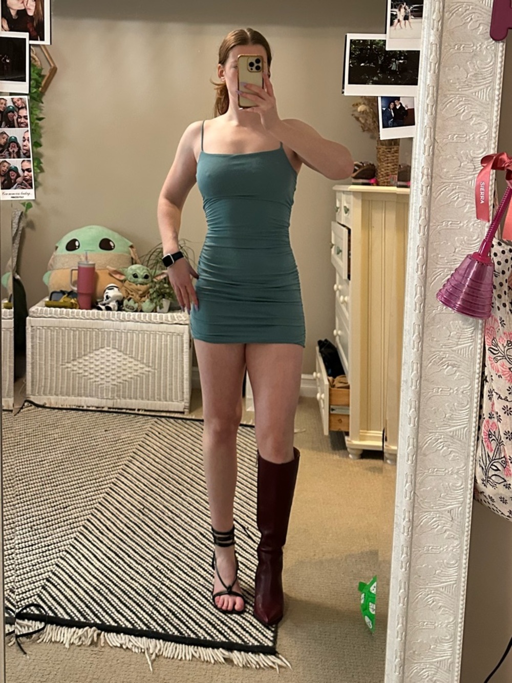 Extra Soft Blue Mini Dress